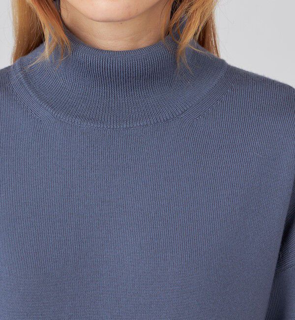 Ballsey「エクストラファインウール ギャザースリーブプルオーバー」|ニット・セーター|