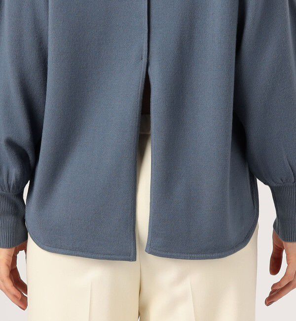 Ballsey「エクストラファインウール バックスリットプルオーバー」|ニット・セーター|