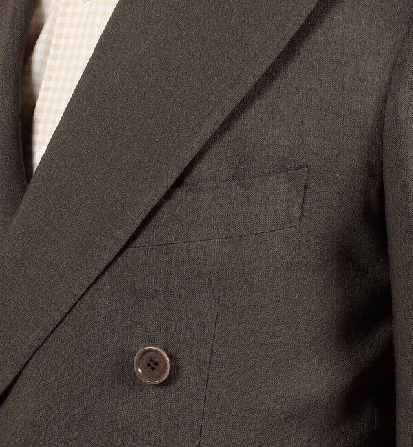 TOMORROWLAND MENS「【別注】De Petrillo ストレッチトロピカル ダブルブレステッド6Bジャケット」|テーラードジャケット|