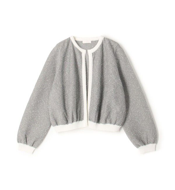 Ballsey「ダブルフェイスノット クルーネックカーディガン」|カーディガン|16 グレー系