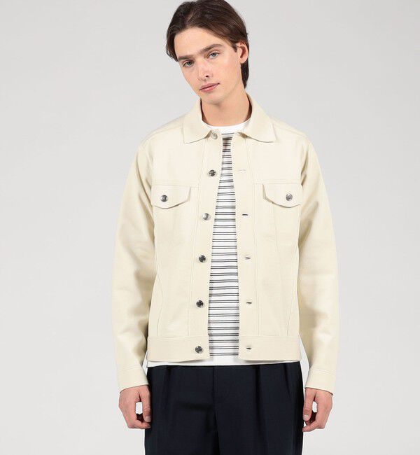 TOMORROWLAND MENS「TOMORROWLAND tricot ポリエステルコットン ニットGジャン」|ニット・セーター|