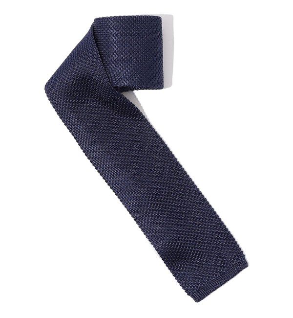 TOMORROWLAND GOODS「TRICOT-DIO シルクニットタイ」|ネクタイ・蝶ネクタイ|67 ダークブルー