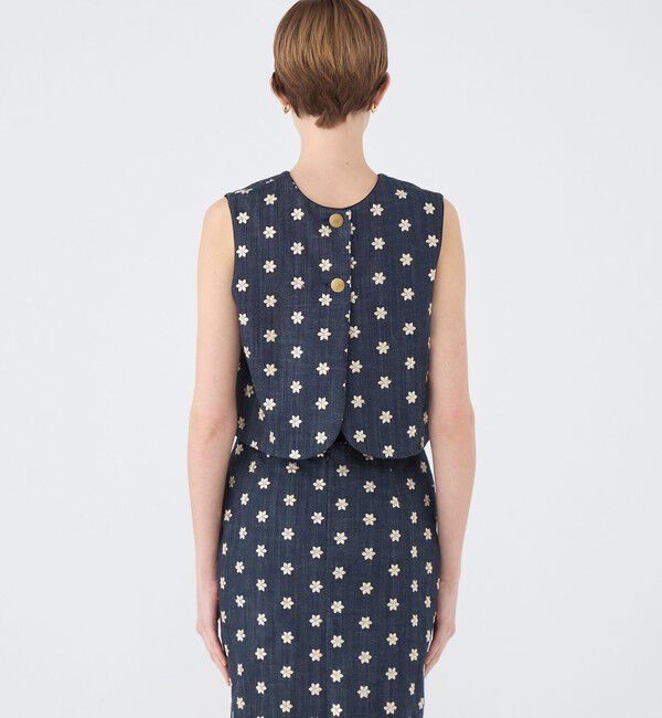 TOMORROWLAND collection「ドレフルールデニム フロンタブルジレ」|ベスト・ジレ|