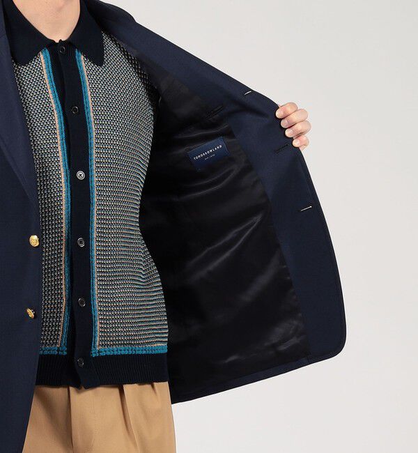 TOMORROWLAND MENS「ウールモヘアヤ シングルブレステッド 3Bジャケット」|テーラードジャケット|