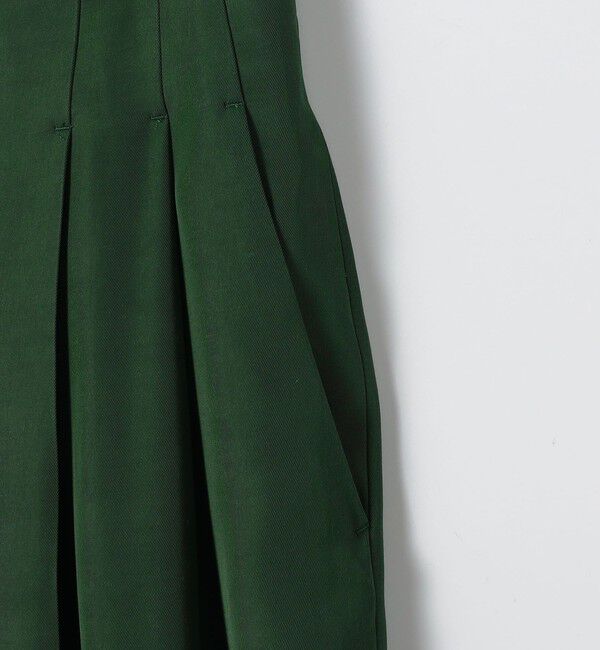 CABaN「レーヨンシルクツイル 2タックパンツ」|チノ|