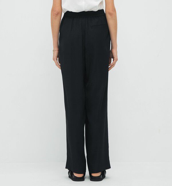 CABaN「レーヨンシルクツイル 2タックパンツ」|チノ|