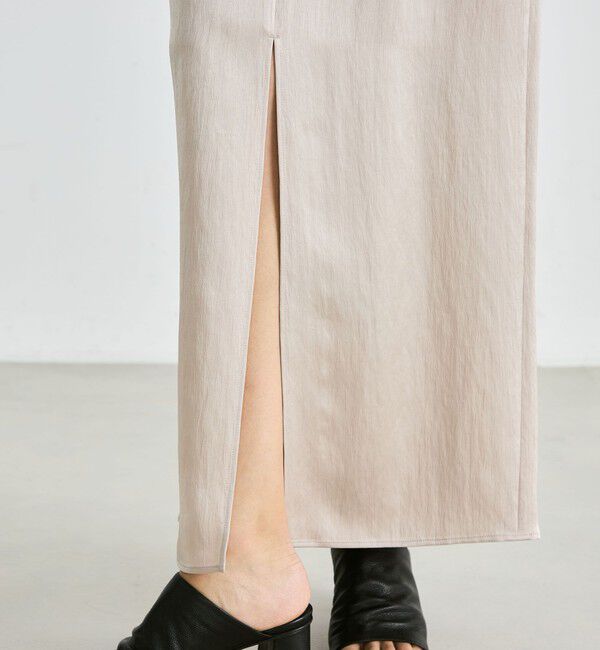 Edition「サテンヨウリュウ タイトスカート」|スカート|