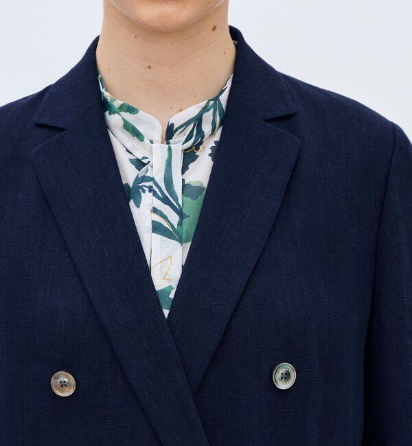 TOMORROWLAND collection「【一部WEB先行予約】レーヨンリネンオックス ハーフスリーブジャケット」|テーラードジャケット|