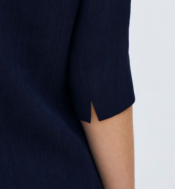 TOMORROWLAND collection「【一部WEB先行予約】レーヨンリネンオックス ハーフスリーブジャケット」|テーラードジャケット|