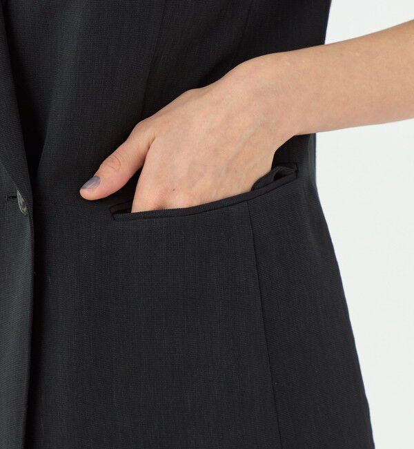 TOMORROWLAND collection「【一部WEB先行予約】レーヨンリネンオックス ハーフスリーブジャケット」|テーラードジャケット|