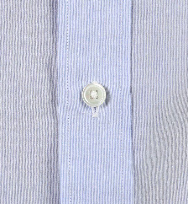 TOMORROWLAND MENS「200/2 コットンシアサッカー ショートポイント ワイドスプレッド シャツ」|シャツ・ブラウス|