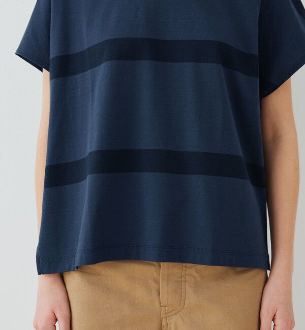 GALERIE VIE「ファインコットン ワイドクルーネックプルオーバー」|Tシャツ・カットソー|