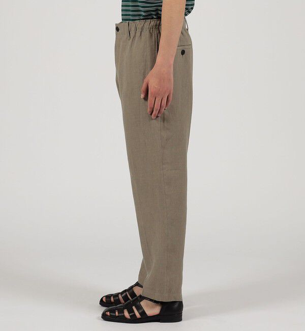 TOMORROWLAND MENS「ベルジャンリネン ワイドテーパードイージーパンツ LIBECO」|その他|