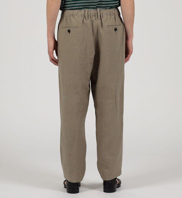 TOMORROWLAND MENS「ベルジャンリネン ワイドテーパードイージーパンツ LIBECO」|その他|