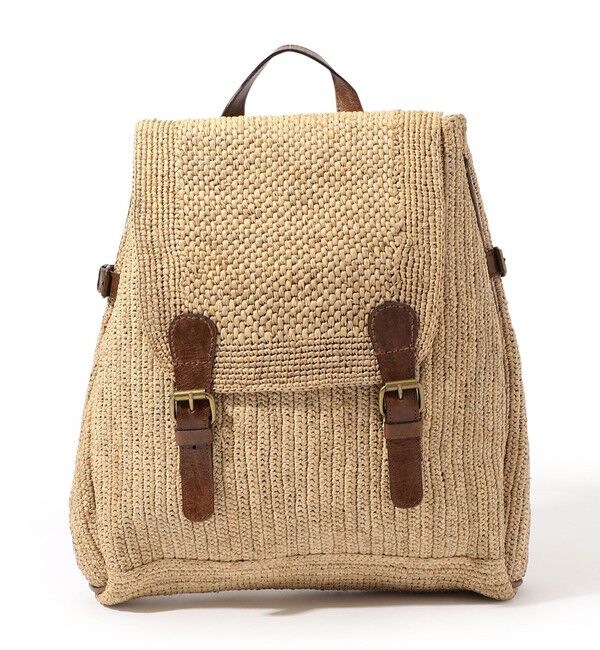 TOMORROWLAND GOODS「IBELIV VAHINY ラフィア バックパック 」|リュック|
