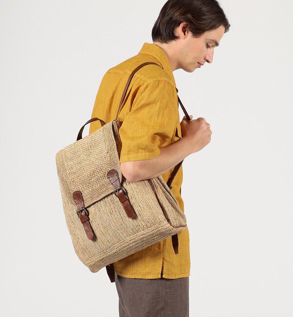 TOMORROWLAND GOODS「IBELIV VAHINY ラフィア バックパック 」|リュック|