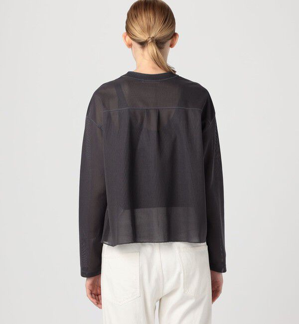 GALERIE VIE「コンパクトラッセル クルーネックカーディガン」|カーディガン|