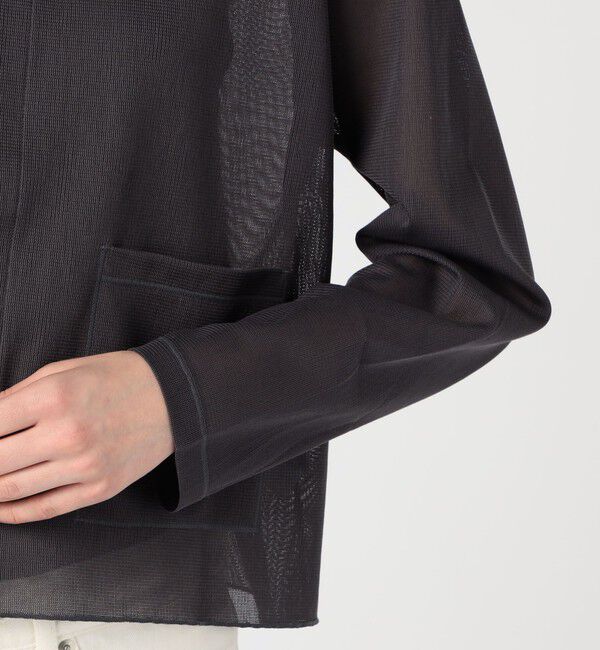 GALERIE VIE「コンパクトラッセル クルーネックカーディガン」|カーディガン|