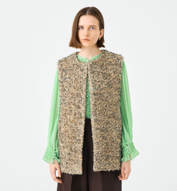 Ballsey「Kate クルーネックジレ」|ダウンベスト・ベスト|