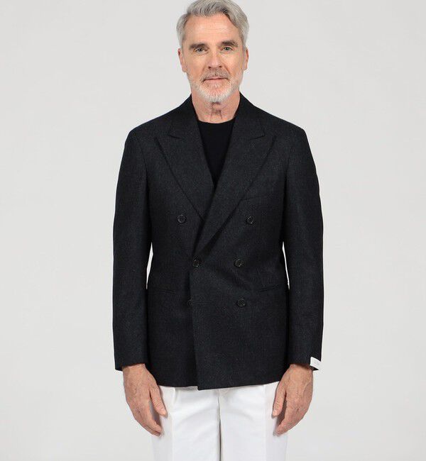 TOMORROWLAND MENS「【別注】De Petrillo SIBILLA ウールフランネル ダブルブレステッド6Bジャケット」|テーラードジャケット|