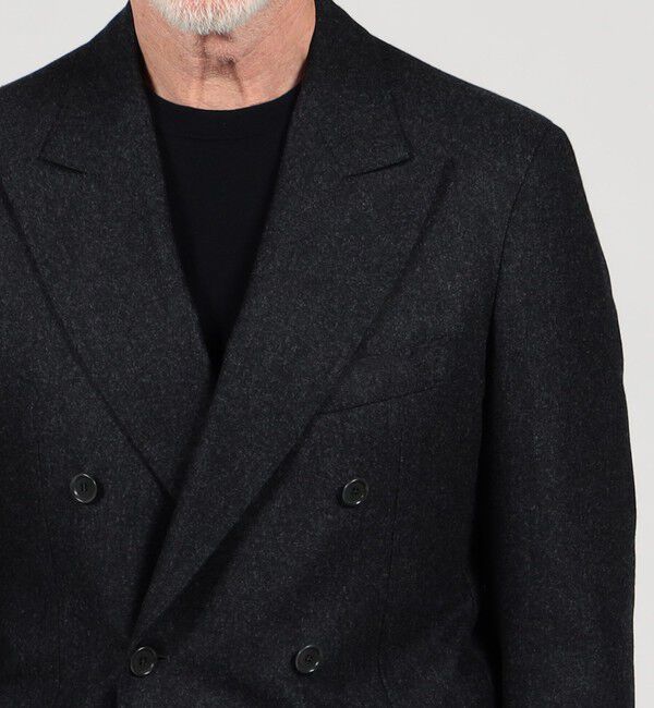 TOMORROWLAND MENS「【別注】De Petrillo SIBILLA ウールフランネル ダブルブレステッド6Bジャケット」|テーラードジャケット|