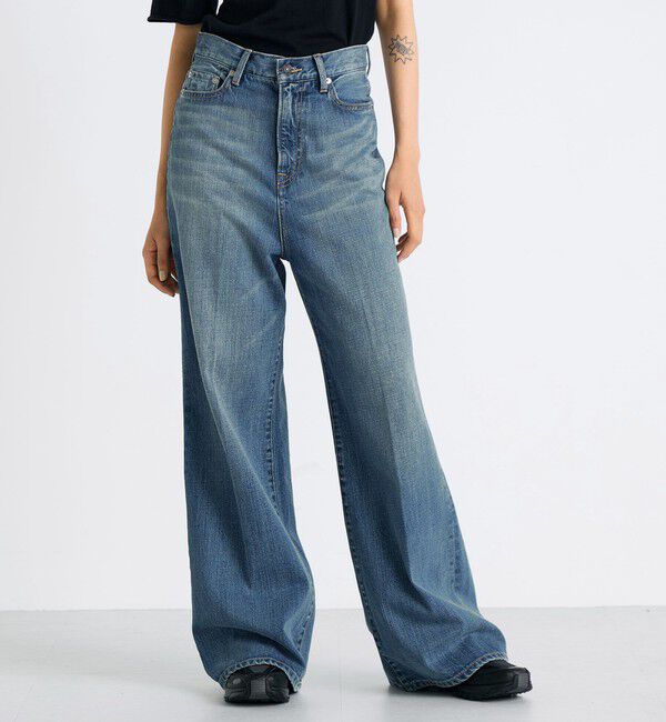 Edition「エッセンシャルデニム フレアパンツ」|デニム|