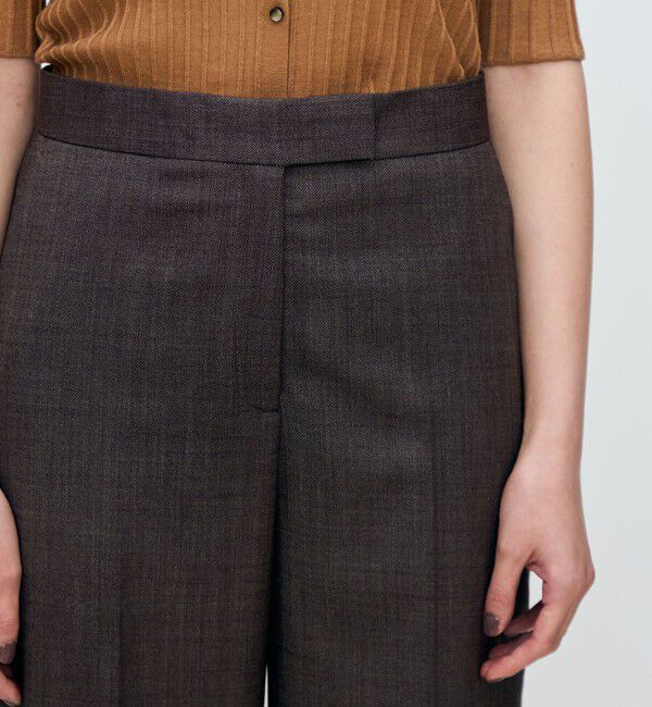 TOMORROWLAND collection「ウーステッドカルゼ ストレートパンツ」|その他|