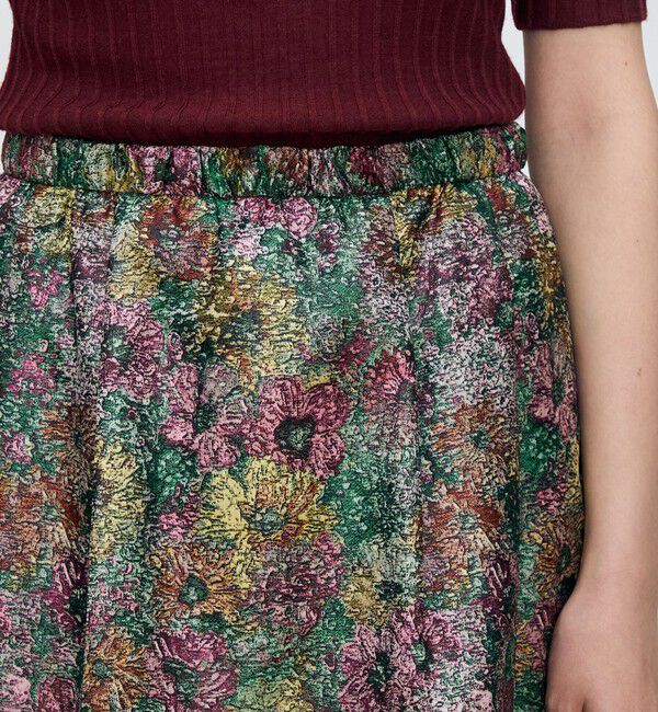 TOMORROWLAND collection「フラワーガーデン コクーンスカート」|スカート|