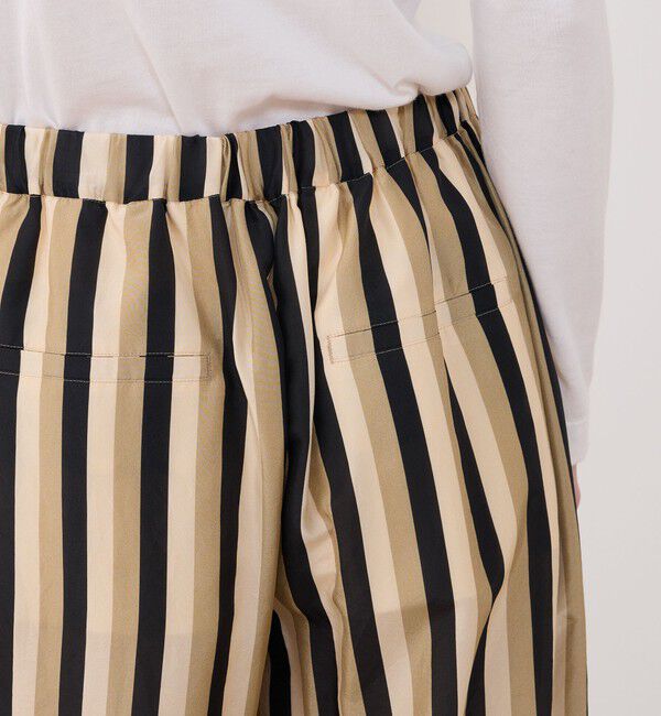 GALERIE VIE「シルクハブタエストライププリント ワイドイージーパンツ」|その他|