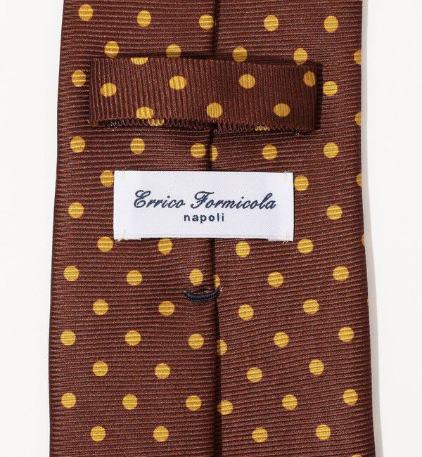 TOMORROWLAND GOODS「ERRICO FORMICOLA シルクプリント ドット柄ネクタイ」|ネクタイ・蝶ネクタイ|