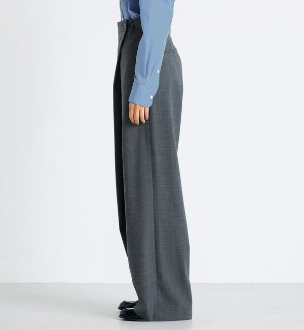 Edition「Super140's ウールトロピカル ラップパンツ」|スラックス|