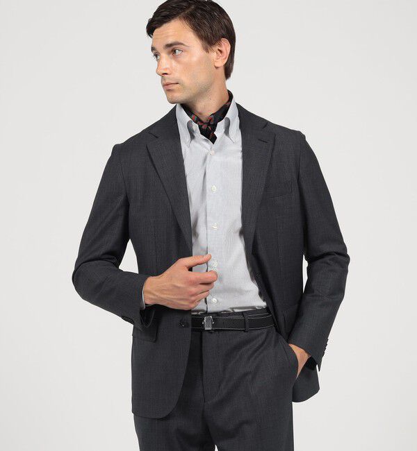 TOMORROWLAND MENS「SUPER120&rsquo;Sウール ストレッチ シングルブレステッド 2Bジャケット」|テーラードジャケット|