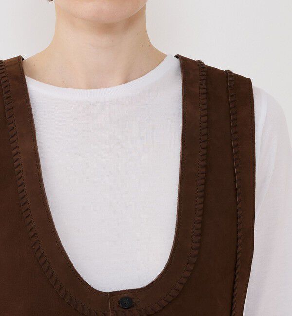 GALERIE VIE「プライムヌバック アシンメトリーベスト」|ベスト・ジレ|