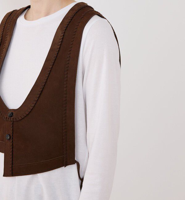 GALERIE VIE「プライムヌバック アシンメトリーベスト」|ベスト・ジレ|