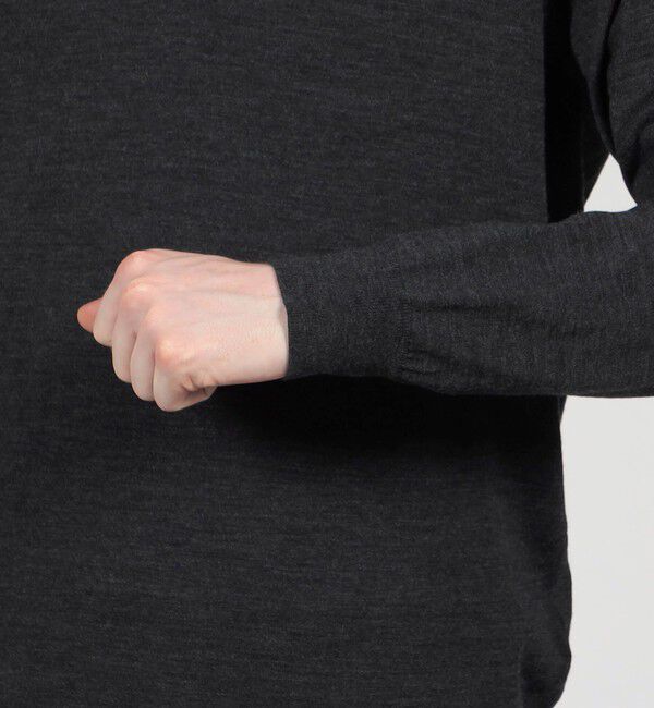 TOMORROWLAND MENS「TOMORROWLAND tricot スーパーファインメリノウール Vネックプルオーバー S-WOOL」|ニット・セーター|