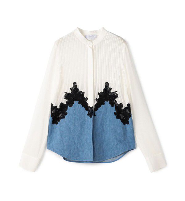 TOMORROWLAND BUYING WEAR「GABRIELA HEARST KHETI TOP」|シャツ・ブラウス|62 ライトブルー系