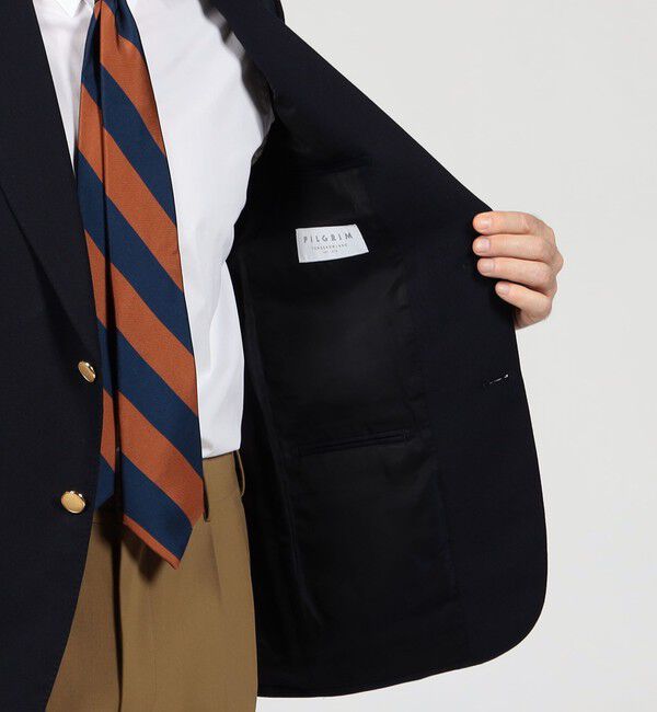 TOMORROWLAND MENS「シルクウールモヘヤ シングルブレステッド2Bジャケット NOVARA」|テーラードジャケット|