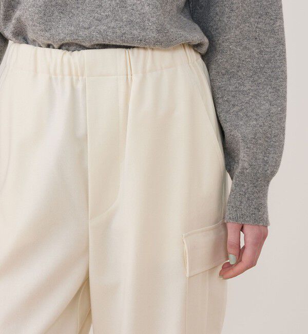 GALERIE VIE「ウールサキソニー イージーカーゴパンツ」|カーゴ|