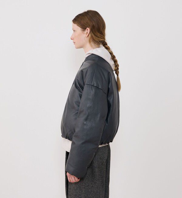 GALERIE VIE「シープダウン オーバルブルゾン」|ダウン|
