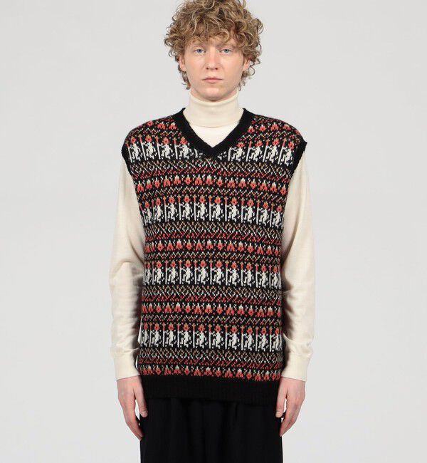 TOMORROWLAND BUYING WEAR「【別注】Raffa Molina フェアアイル Vネック ニットベスト」|ニット・セーター|