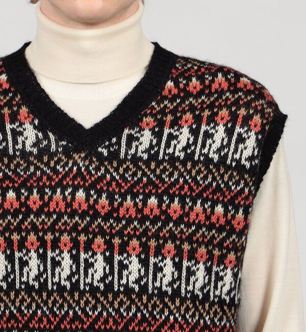 TOMORROWLAND BUYING WEAR「【別注】Raffa Molina フェアアイル Vネック ニットベスト」|ニット・セーター|