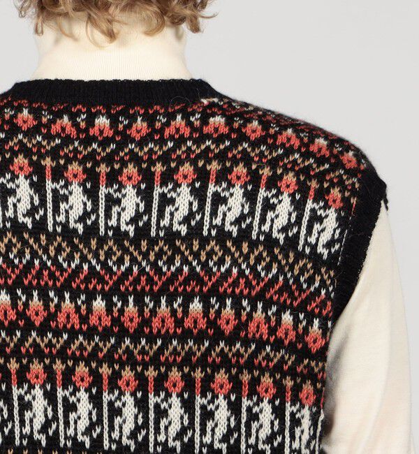 TOMORROWLAND BUYING WEAR「【別注】Raffa Molina フェアアイル Vネック ニットベスト」|ニット・セーター|