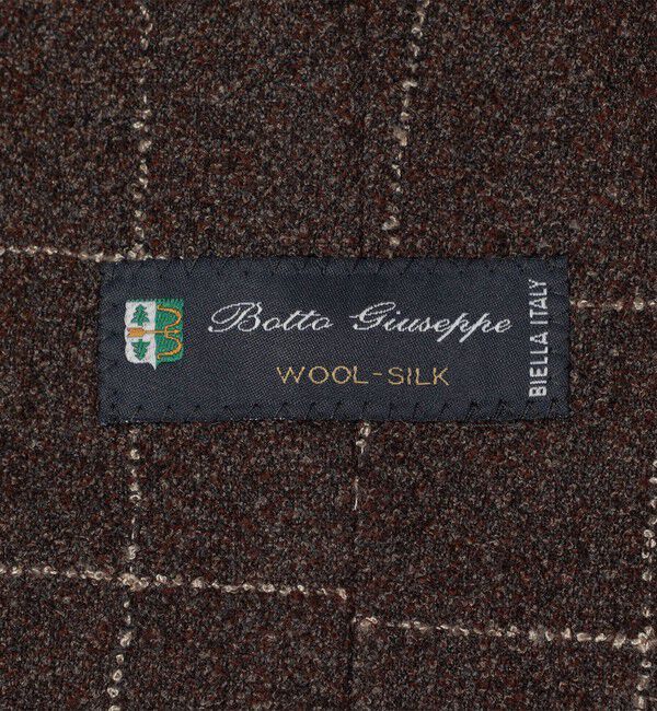 TOMORROWLAND MENS「ウールシルクナイロン シングルブレステッド 2Bジャケット BOTTO GIUSEPPE」|テーラードジャケット|