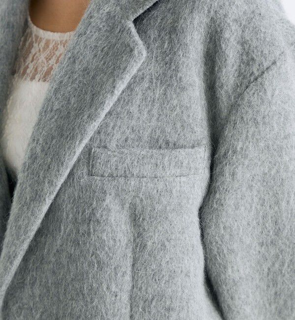 Edition「アルパカシャギー オーバーサイズドジャケット」|テーラードジャケット|