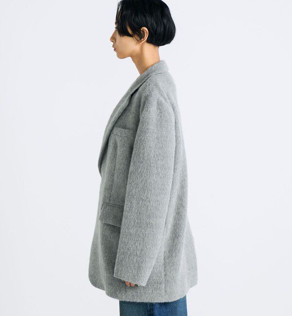 Edition「アルパカシャギー オーバーサイズドジャケット」|テーラードジャケット|