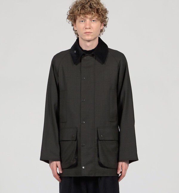 TOMORROWLAND MENS「【別注】Barbour CL BEAUFORT ウールブルゾン DORMEIUL」|ブルゾン・スタジャン|