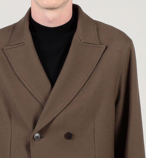 TOMORROWLAND MENS「ウールギャバジン ダブルブレステッド 4Bジャケット」|テーラードジャケット|