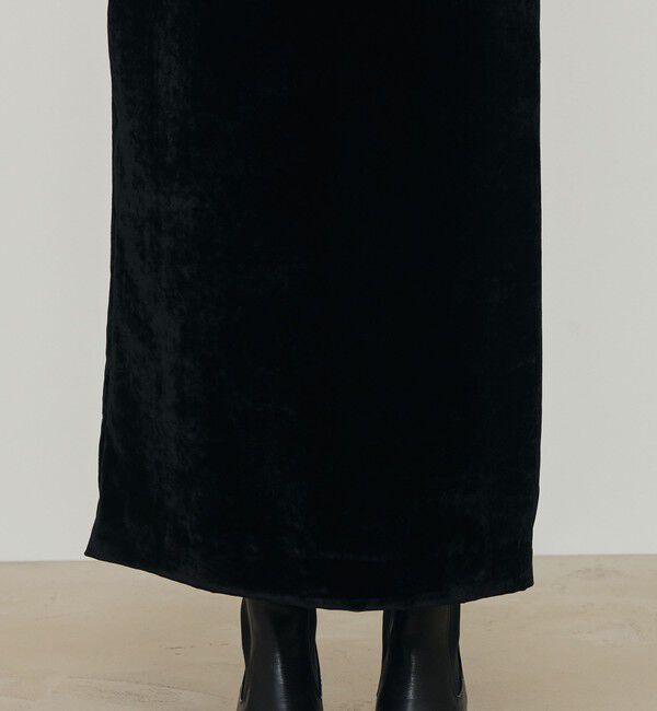 DES PRES「ダイアモンドゲージエンブロイダリー マキシスカート」|タイト|