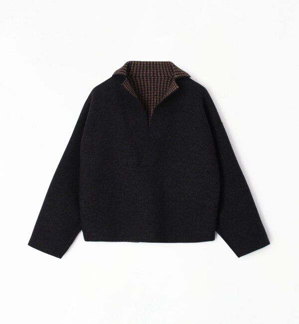 MACPHEE「ウールジャカード スキッパープルオーバー」|ニット・セーター|