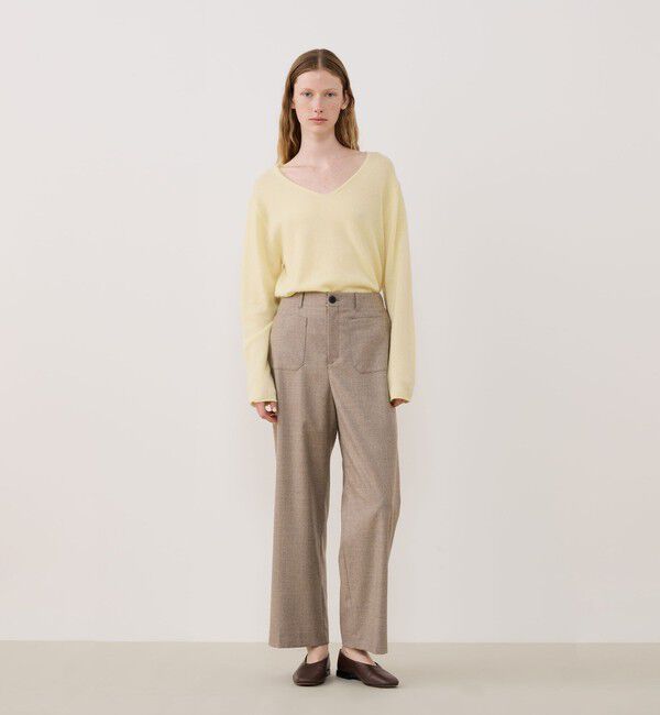 GALERIE VIE「スコットランドカシミヤ Vネックプルオーバー」|ニット・セーター|